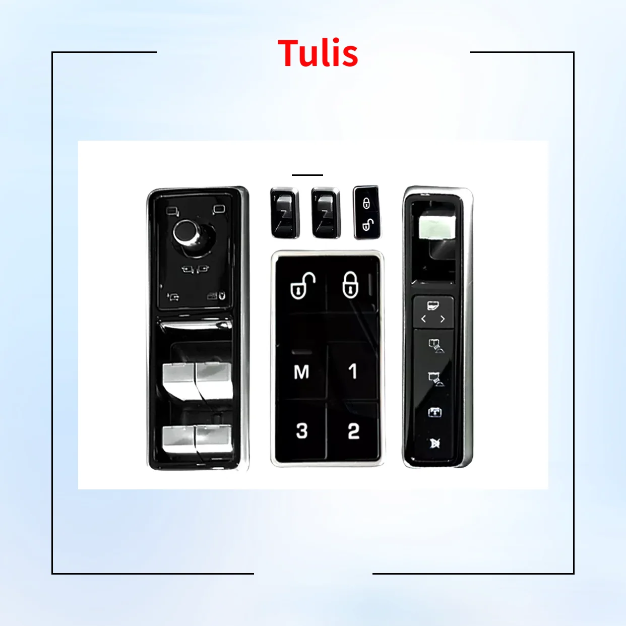 Tulis Master Electric Window lift Control L405 For Range Rover 2013-2017 Power Driver Side Switch