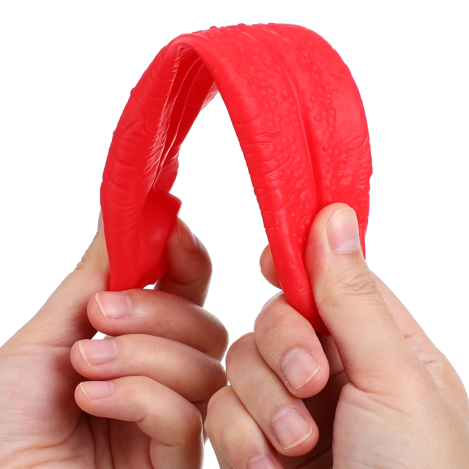 2pcs Long Realistic Halloween Props Tongue Eco-friendly Scary Party Prank Halloween Cosplay Fake Fake Tongue ElasticToy