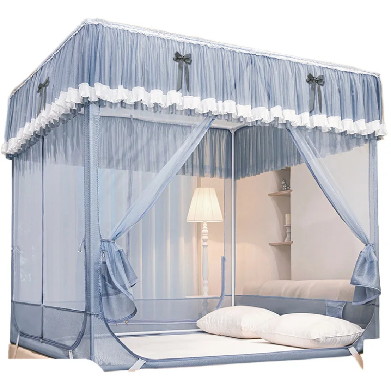 

Mosquito net household 2025 new bedroom anti-drop pattern net anti-drop bed full cover new 1.8 meters