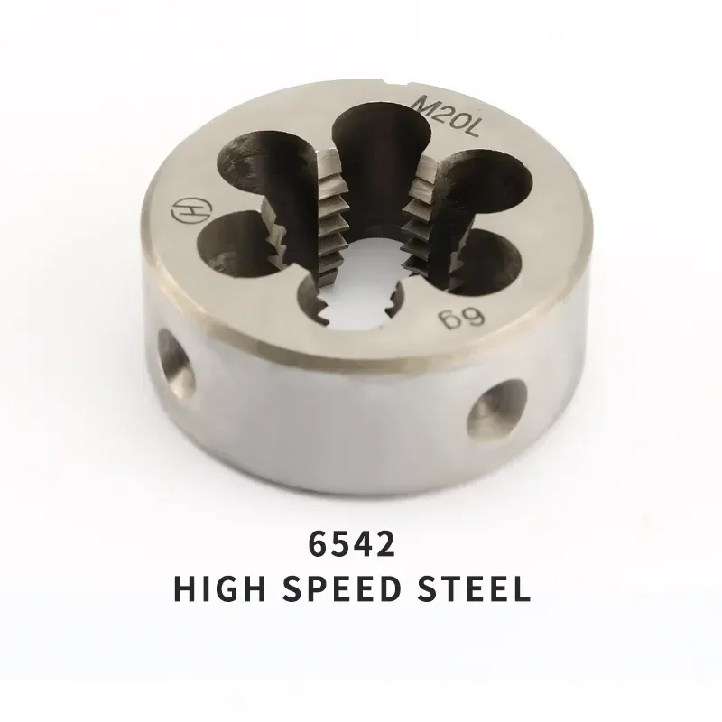 

1Pcs Left Hand Round Die & Reverse Manual Tap Set M4-M20 Carbon Steel High Quality Thread Cutting Tool