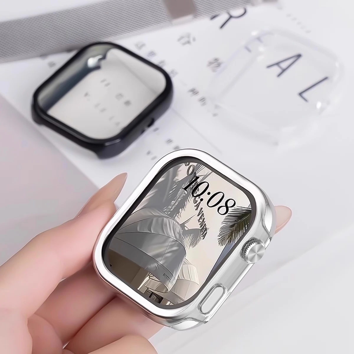 Case+Tempered Glass For Redmi Watch 6  Soft Screen Protector Case For Redmi Band 6 Smartwatch Screen Protector Shell Accessories