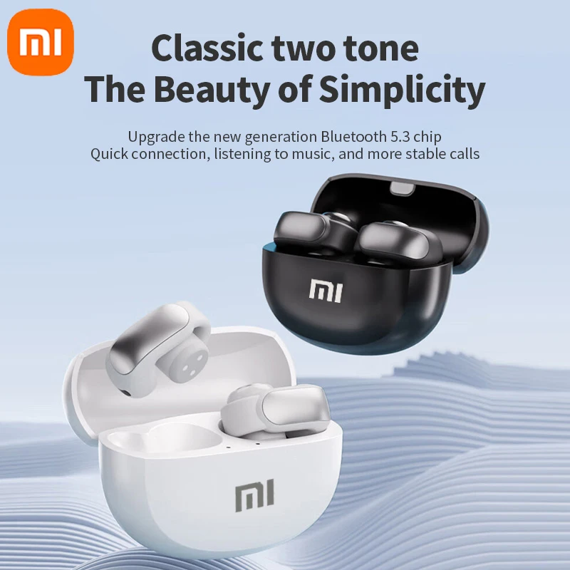 

Xiaomi V12 Open Ear Clip Headphones True Wireless Earbuds Bluetooth 5.3 Sports Earphones Waterproof TWS Gaming Headest With Mic