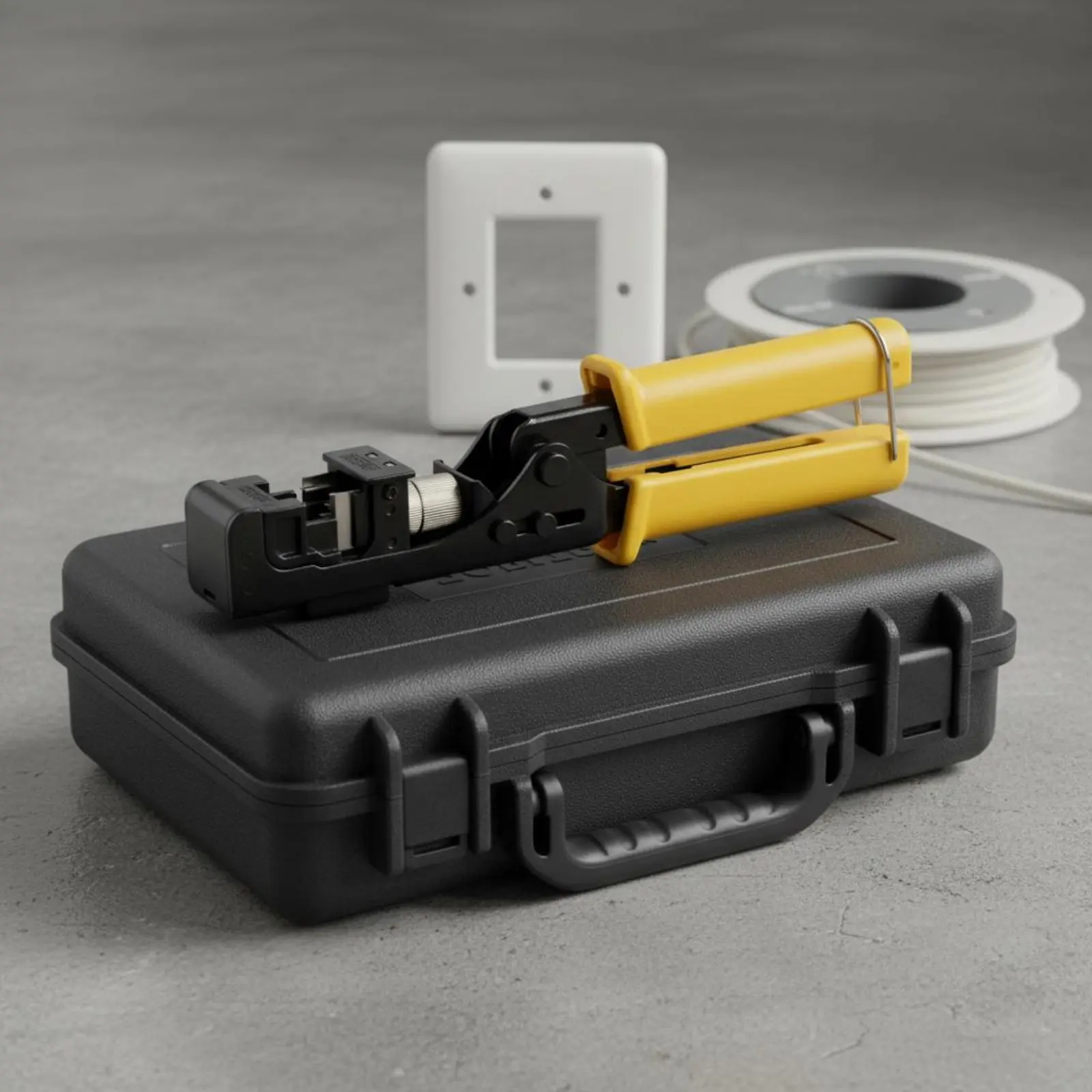 module-crimping-tool-ergonomic-handle-network-module-termination-tool-for-diy-hobbyists