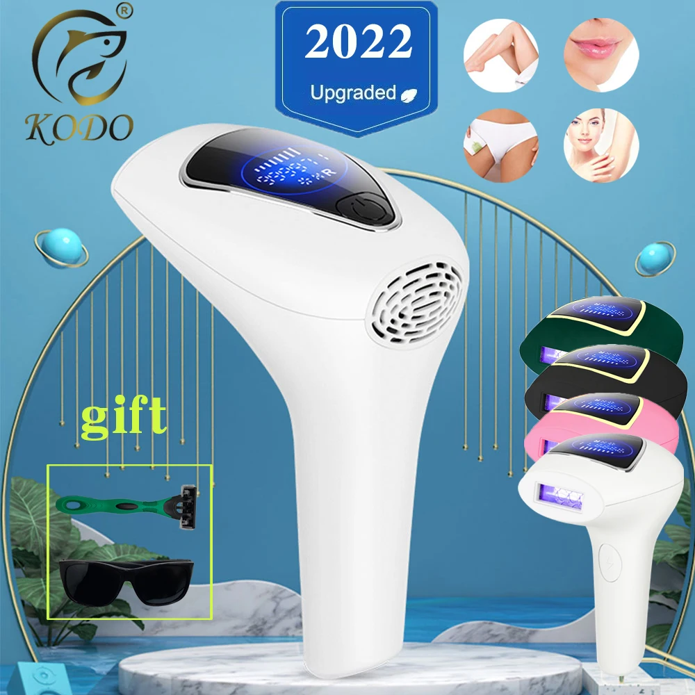 KODO 2022New Laser Hot sell Laser Epilator Permanent IPL Photoepilator Hair Removal Painless electric Epilator Machine