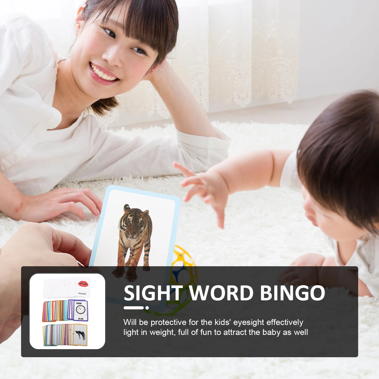 108 pezzi di carte cognitive flashcard visive vista parola scuola materna giocattoli di apprendimento giochi educativi per bambini vocabolario