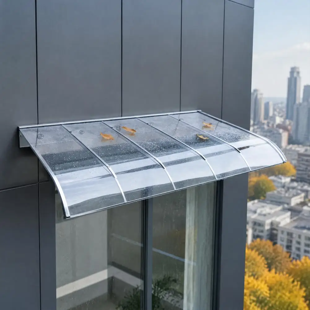 Outdoor Window Awning Pet Exterior Window Awning Rain Shelter Cover Front Door Canopy for Outdoor Patio Sun Snow for Home