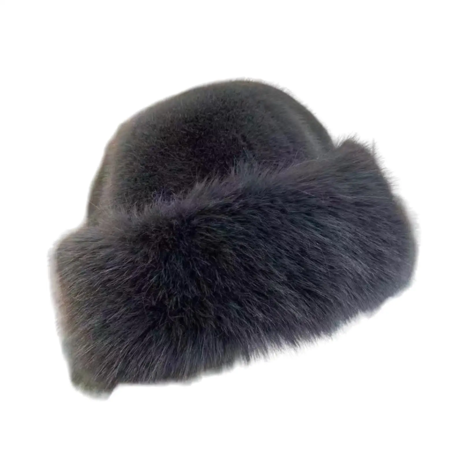 Cossack Hat Russian Hat Winter Faux Fur Hat for Motorcycle Motorbike Hiking Snow