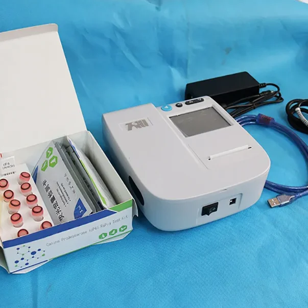 AMAIN bon prix Machine de progestrone analyseur vétérinaire Assay d'immunofluorescence pour chien chat