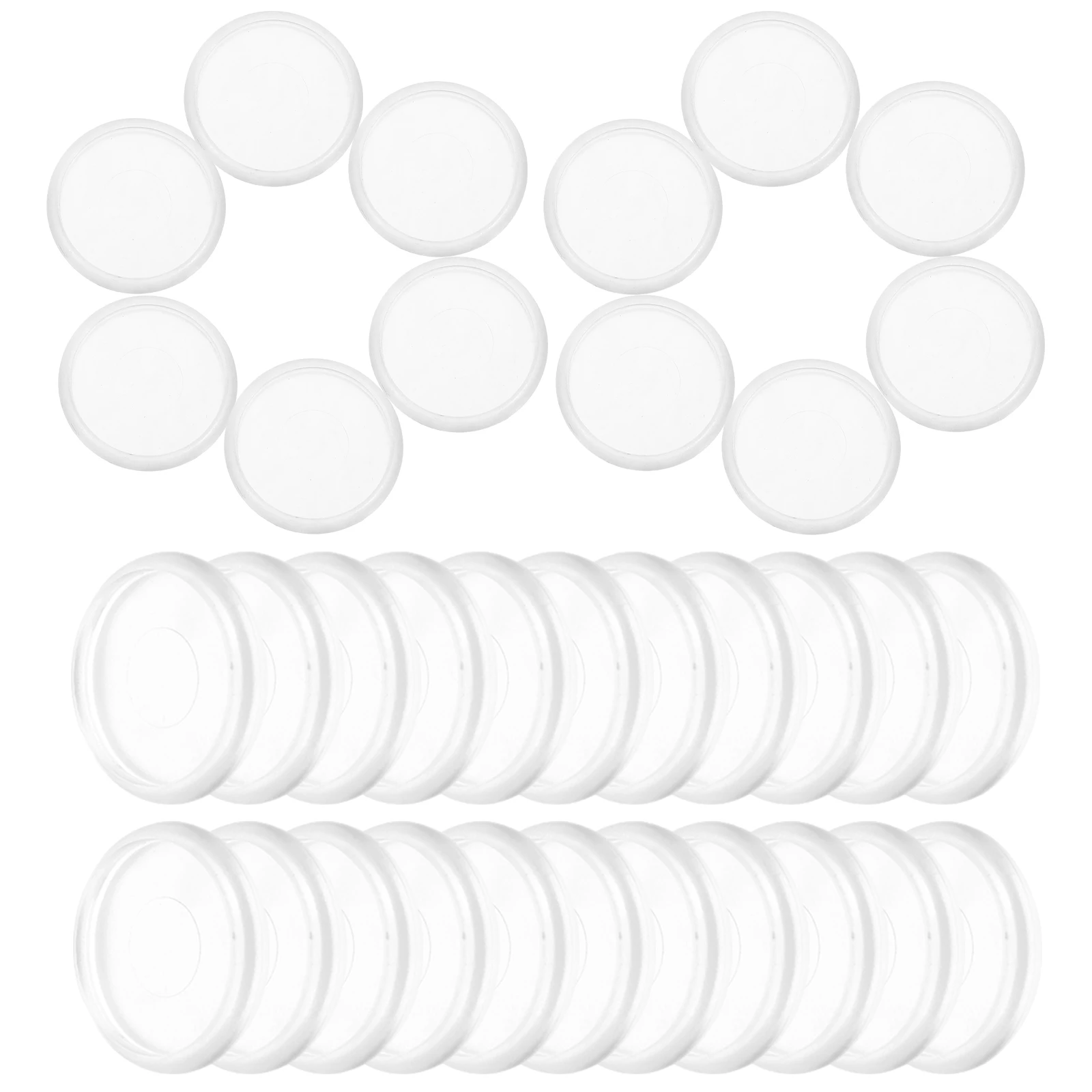 44pcs Binder Rings Discbound Expansion ABS Smooth Practical Office Plastic Binding Loose Leaf