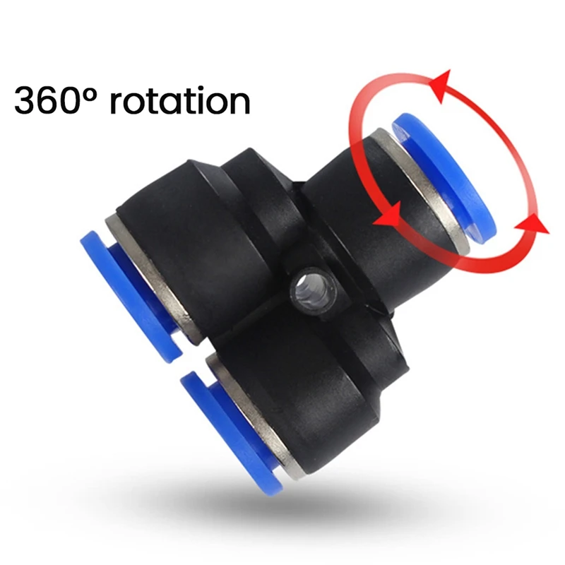 1 Set Y Shape Tube Connector For Air Water Connecting Pyconnect 6Mm Y Shape PY-6