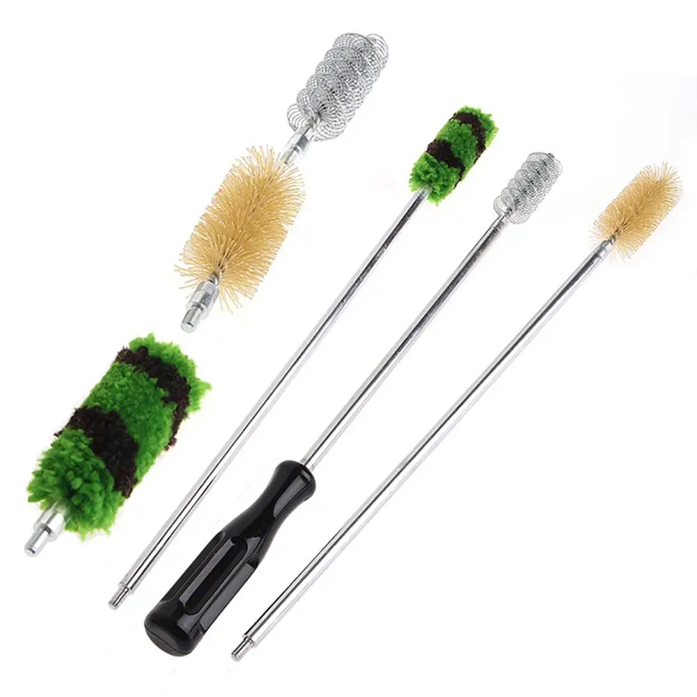 6pcs Professional Cleaning Brush Kit Gun Tube Cleaner Brushes Large Diameter Cleaning Rods Tools Supplies for 16 Gauge Rifle