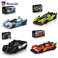 MOULD KING 27097 27098 27099 27100 Sports Racing Car SC63 FR-499P Model Building Block with Display Box Brick Assembly Xmas Gift
