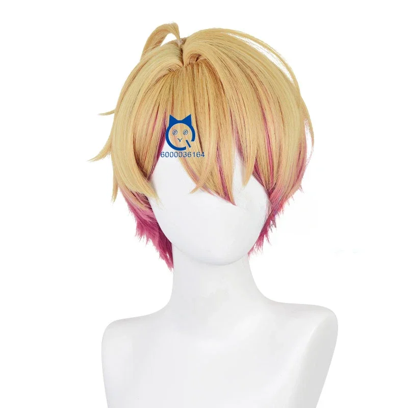 Anime OSHI NO KO 32cm Hoshino Aquamarin Hot Sale Cosplay Wig Cosplay Orange Gold Rose Pink Heat Resistant  Hair Party Comic Con