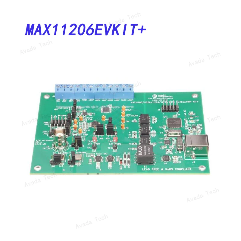 MAX11206EVKIT+ MAX11206 - 20 Bit 480 Samples per Second Analog to Digital Converter (ADC)