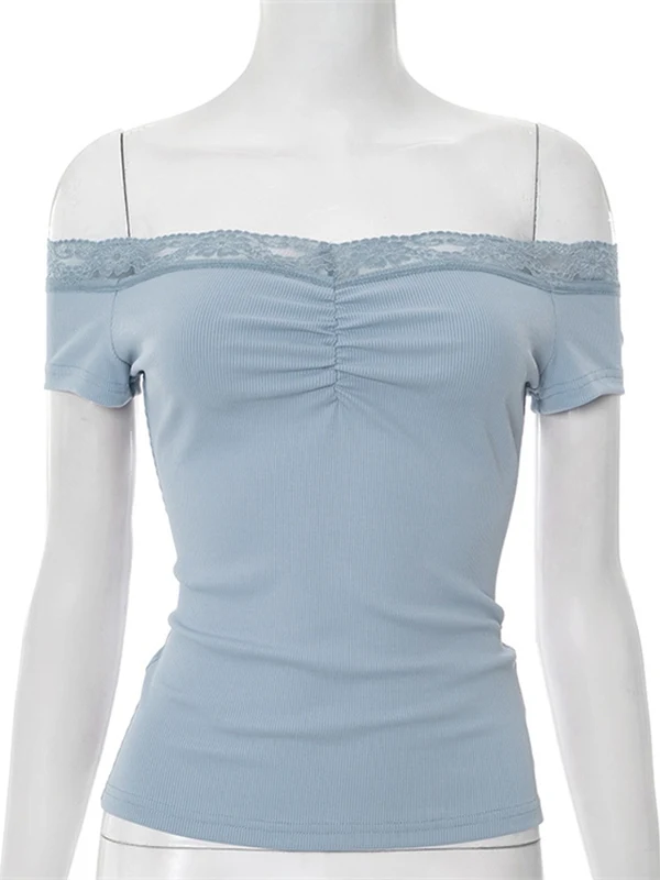 مثير سليم صالح ort Sve تي شيرت المرأة المحاصيل الأعلى المحملة الشارع Sle الصيف الرطوبة ng العادية Sve طول #5