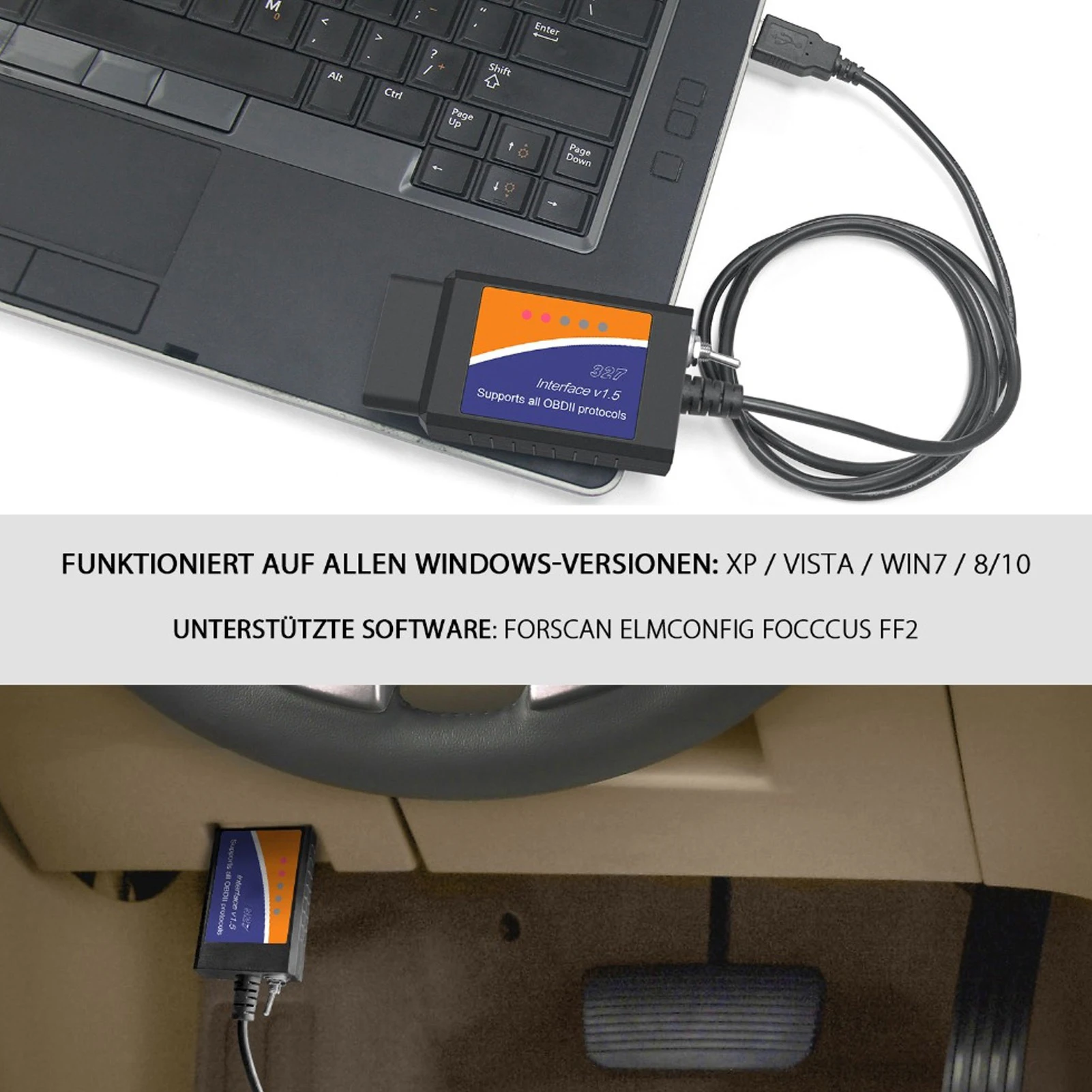 

Автомобильный диагностический адаптер OBD2, диагностический соединительный кабель, USB-интерфейс, инструмент для автоматической проверки неисправностей, подходит для автоматического диагностического инструмента