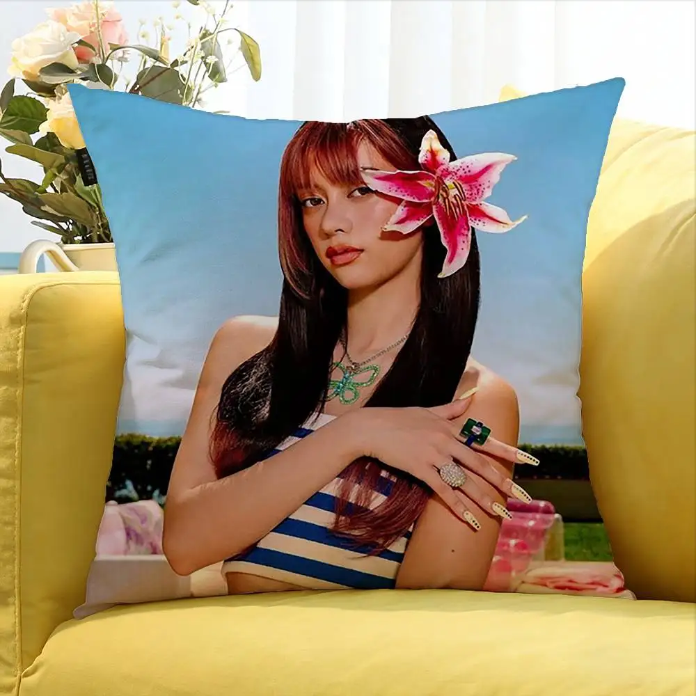 K-KATSEYE M-Megan Various Sizes Square Pillow Case For Car Home Bedchamber Decor 2