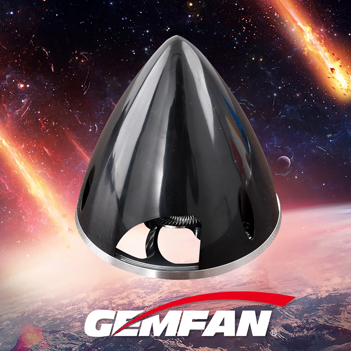 GF Qianfeng, aluminum bottom plastic paddle cover 57MM/2.25 inch 9-13 inch paddle, electric/methanol aircraft fairing