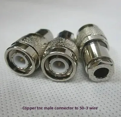 10 Pcs TNC-J5 Male Connectors for RG58, RG142, RG400 Coaxial Cable - Crimp, 3D-FB, High-Quality Adapter Kit