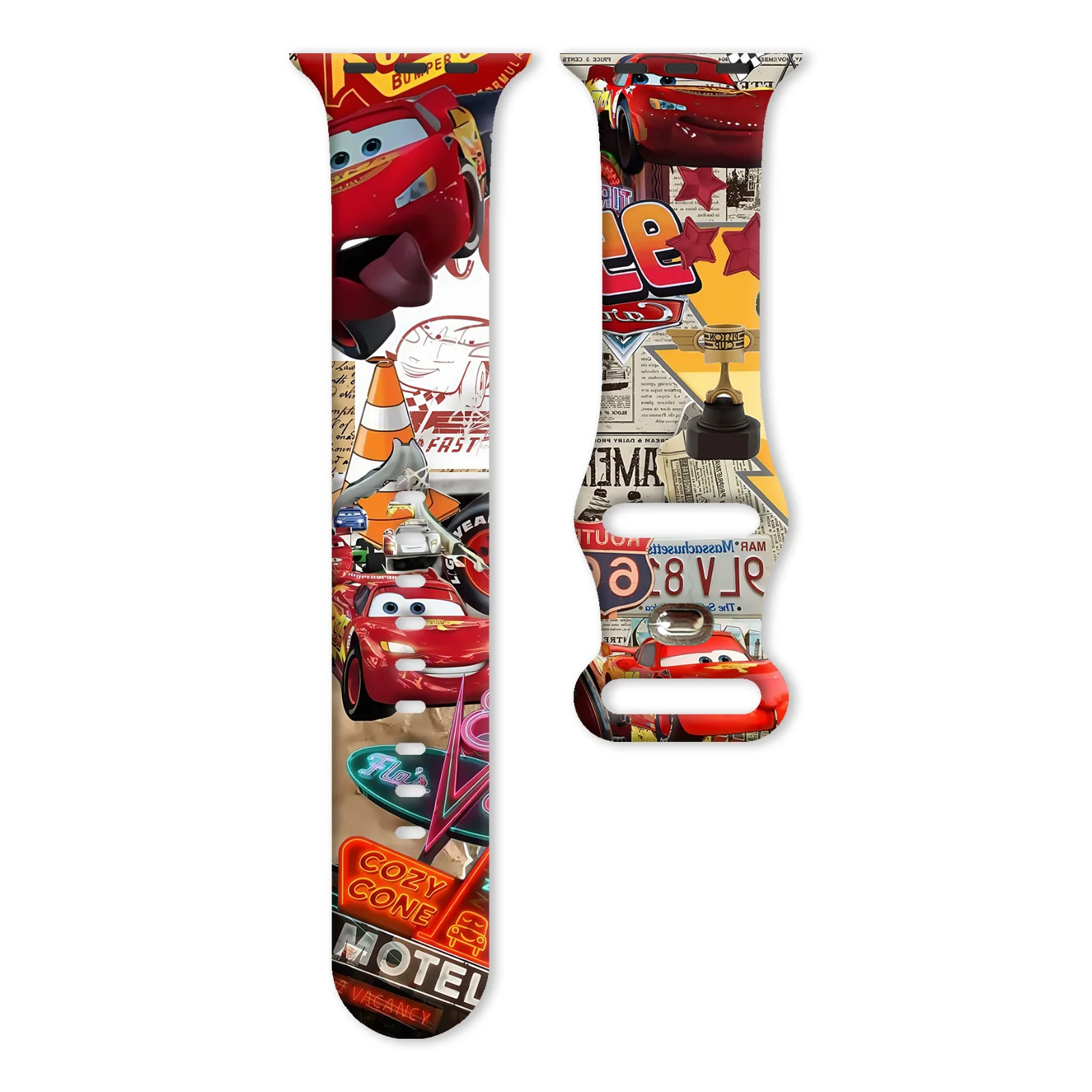 

Disney Cool Series Strap for Apple Watch 11 10 9 SE Silicone Band Replaceable Watchband for iWatch Bracelet 46mm 45mm 42mm 41mm