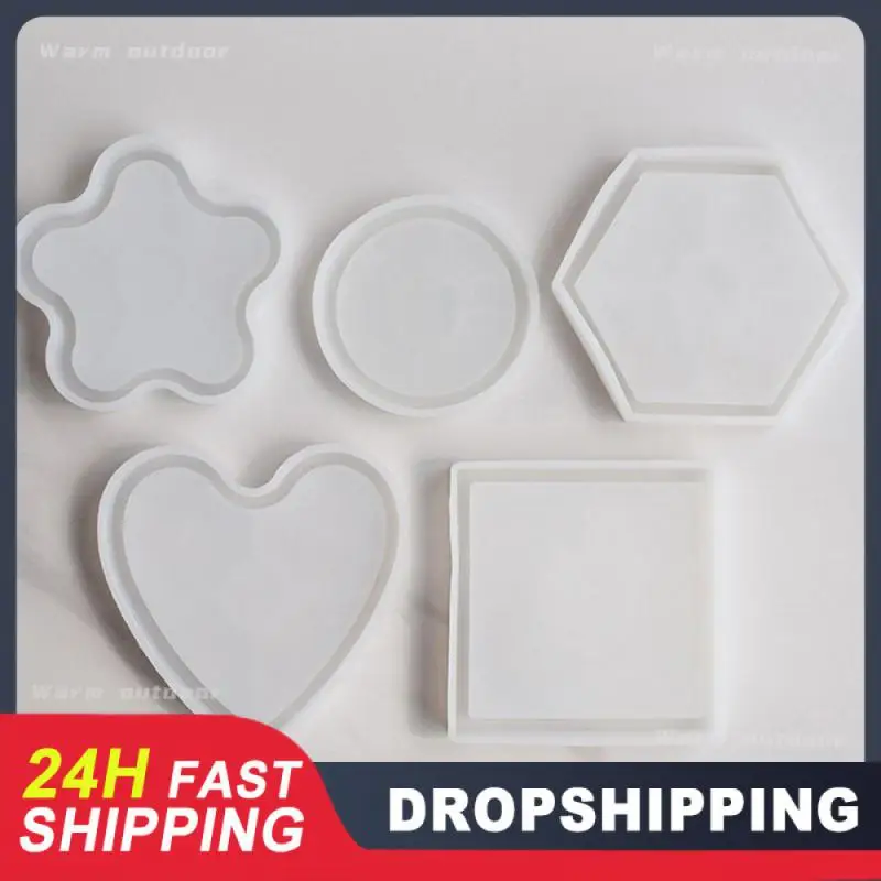 Coaster Silicone Mold Does Not Crack Plaster Environmental Friendly Glue Manual Exquisite Jewelry Silicone Mold Easy To Demold