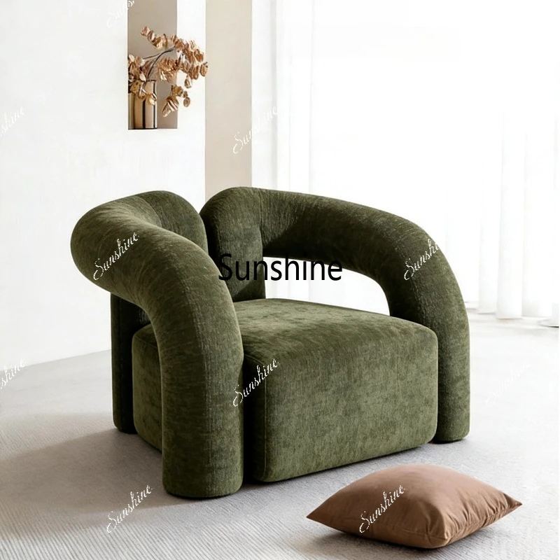 

Nordic light luxury special-shaped sofa chair living room simple leisure lazy sofa chair