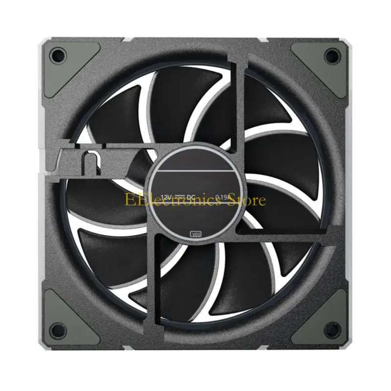 

B03C 120mm Case Fan 800-1800RPM 4PIN PWM Quiet Ventilador DC12V 4PIN ARGB Chassis Radiator for Desktop Computer