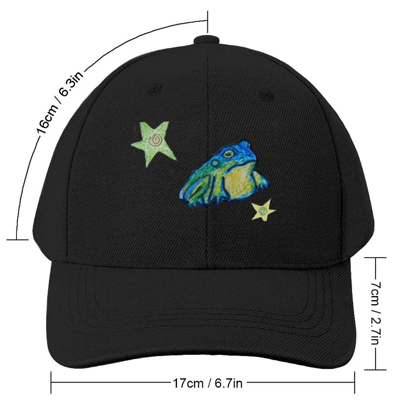 Crayon frog Baseball Cap party Hat Mountaineering Snap Back Hat Women Men's