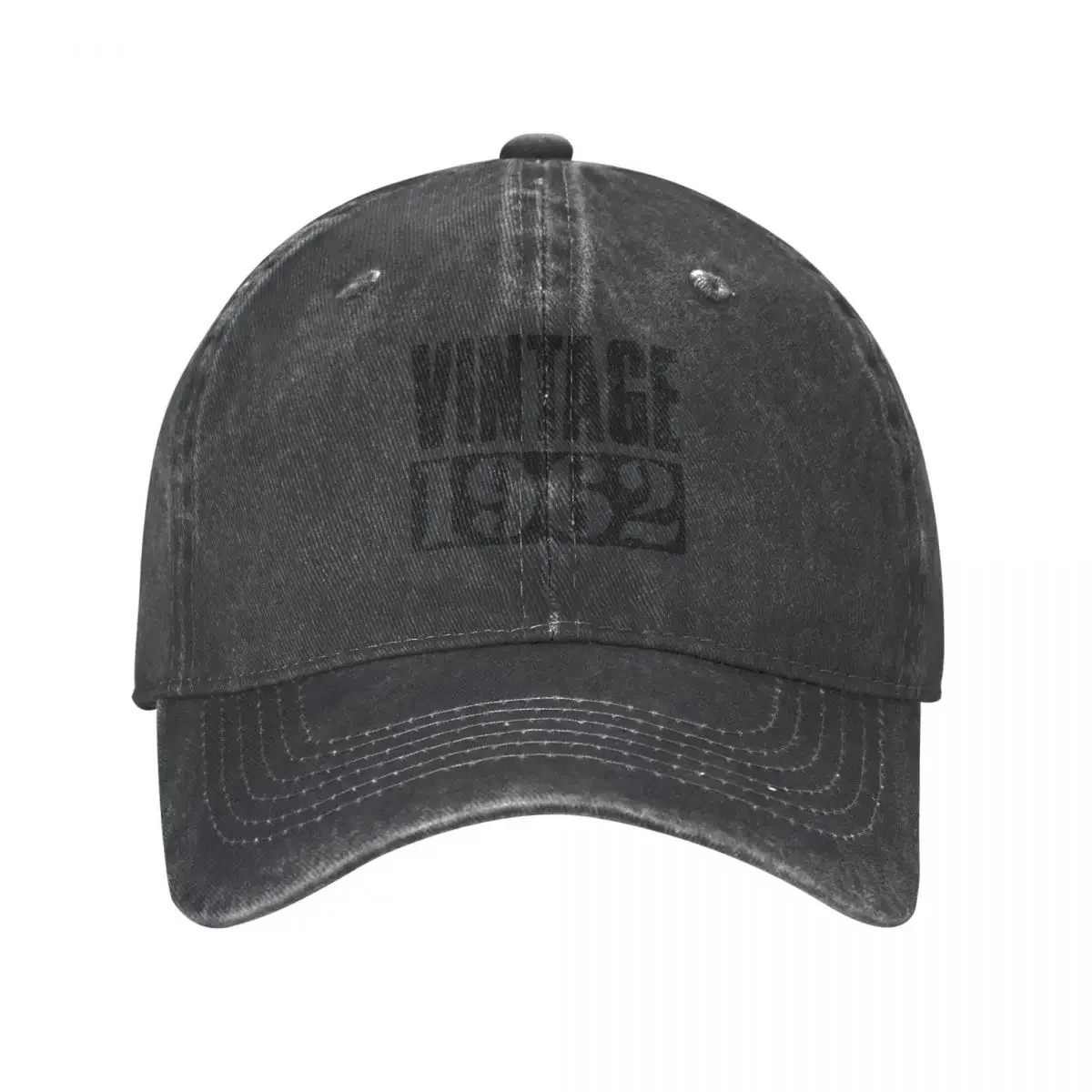 

Vintage 1962 - Vintage Black Text Baseball Cap Golf Cap New Hat Designer Hat Women'S Beach Hat Men'S