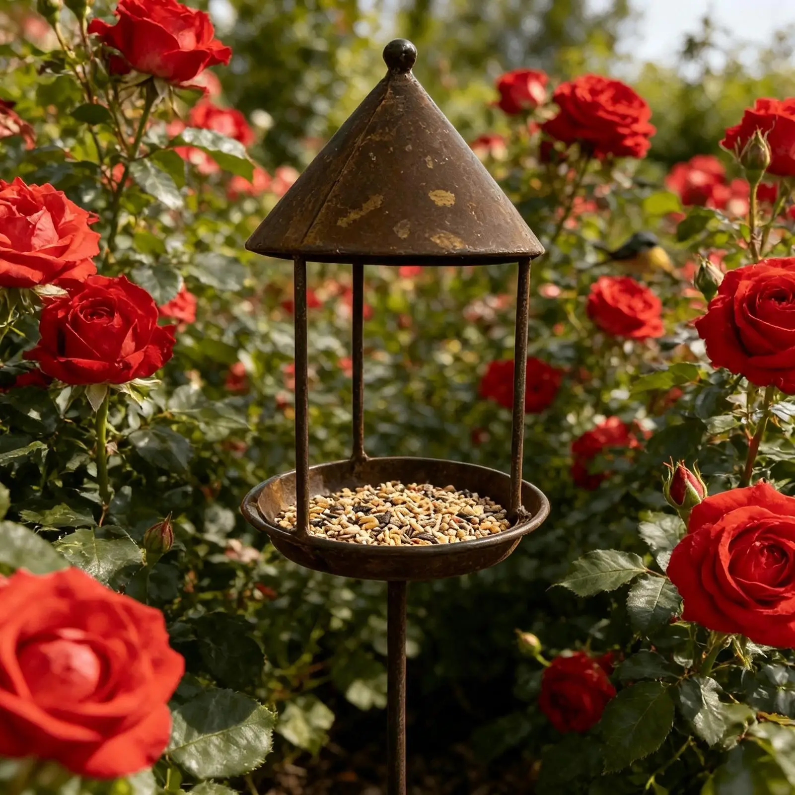 stake-bird-feeder-vintage-treat-dish-resting-spot-bird-feeder-with-stake-for-garden-patio-deck-pavilion-lawn-landscape-backyard