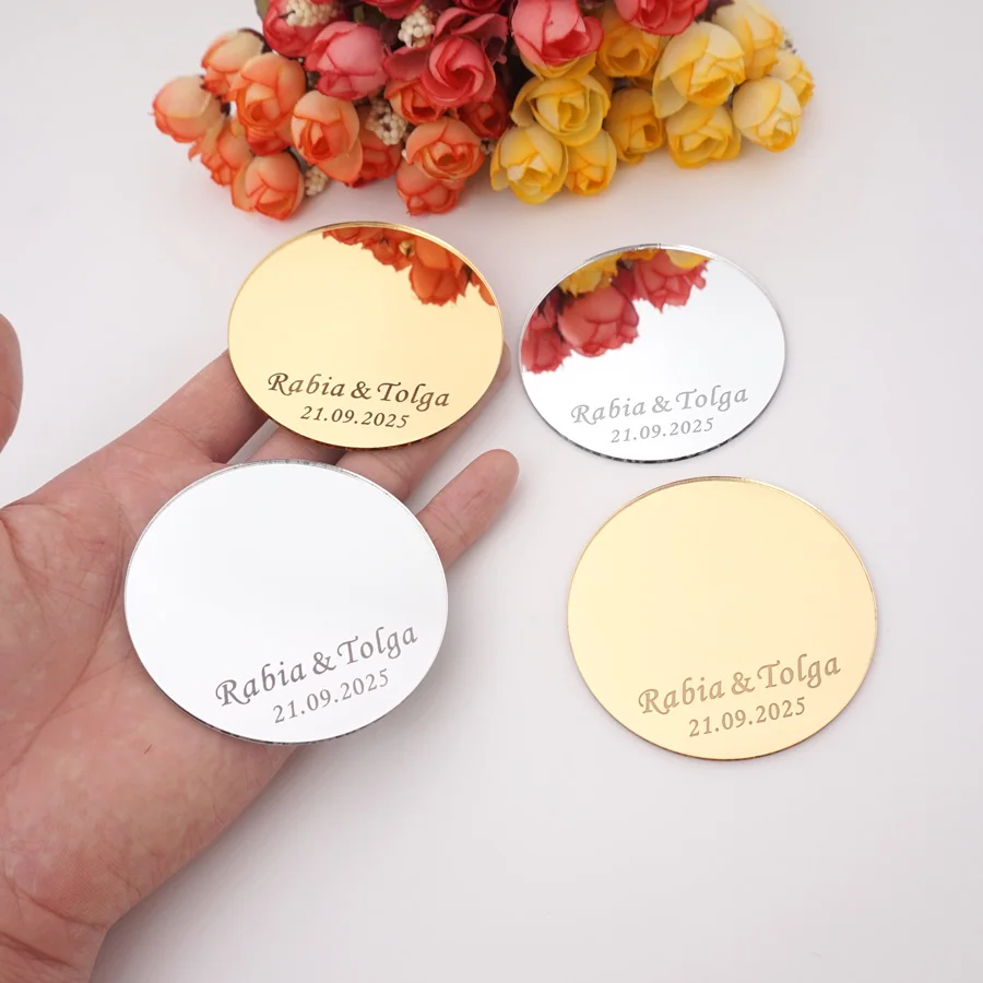 

Персонализированные акриловые зеркала JEHOADDAN для свадьбы