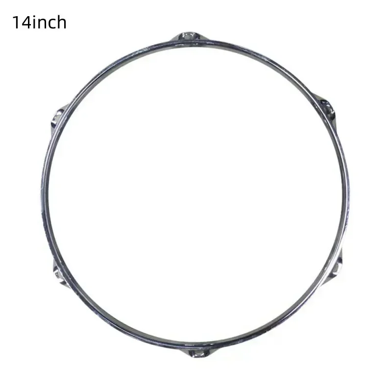 8/10/12/14inch Heavy Duty Rim Guard Metal Drum Hoop/Rim Protector Hoop/Silencer Snare Drum Hoops Replacement Zinc Alloy Frame