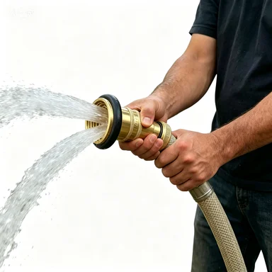 Brass Fire Hose Nozzle 1