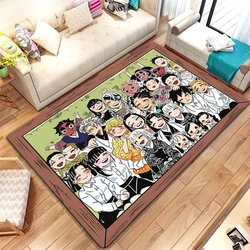 D- Demon Slayer Japanese Anime Cool HD Print Carpet Living Room,kitchen,bedroom,Sofa,Table,Rug,Non-slip,Chair,Picnic,Camp,Mat