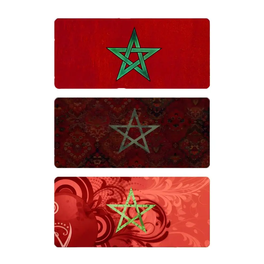 Art Pattern Morocco Mouse Pad Large Gaming Mousepad with Stitched Edges Thickened Desk Mat PC