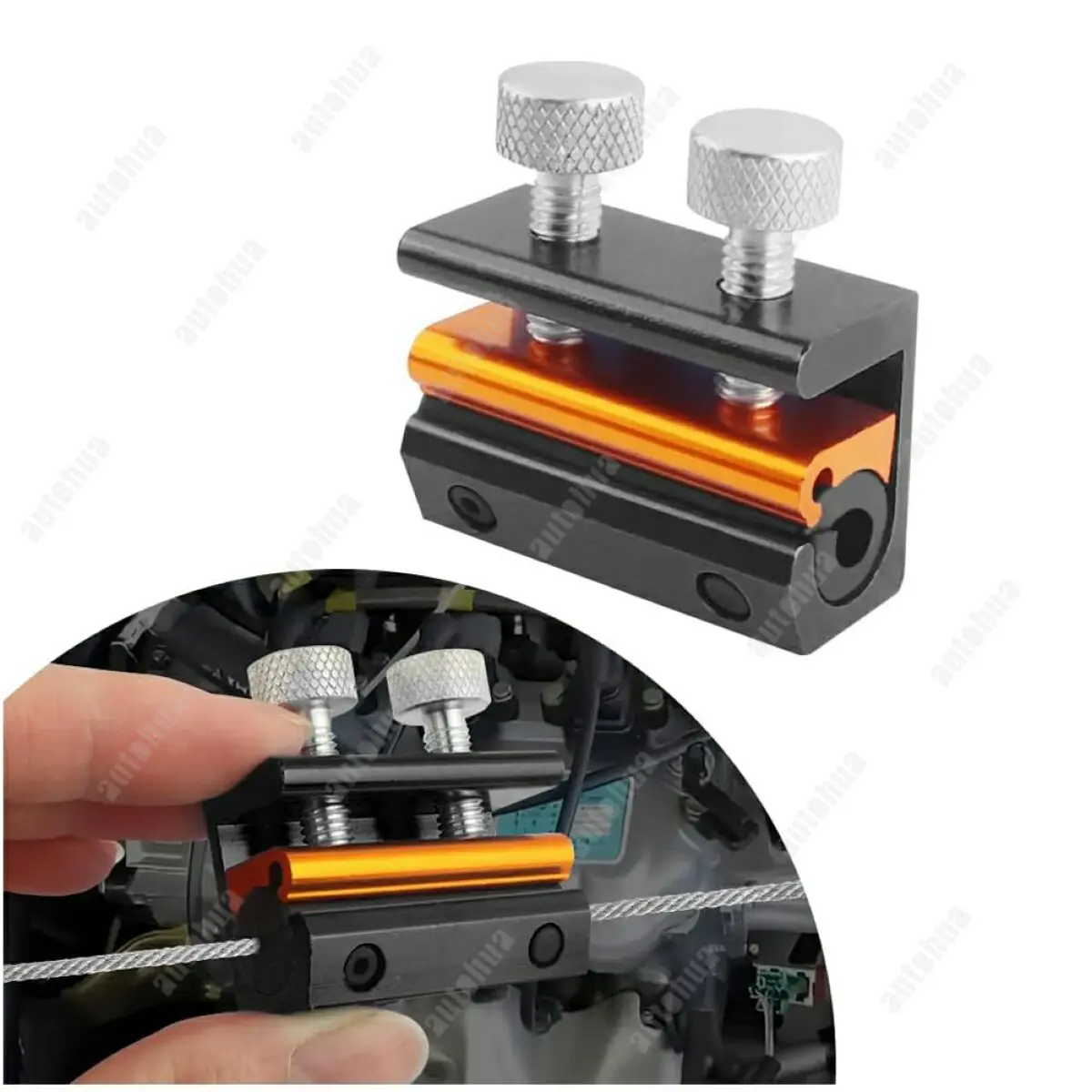 

Black Gold Cable Luber Tool for Motorcycle & Scooter, Dual-Headed for Easy & Efficient Brake Cable Lubrication