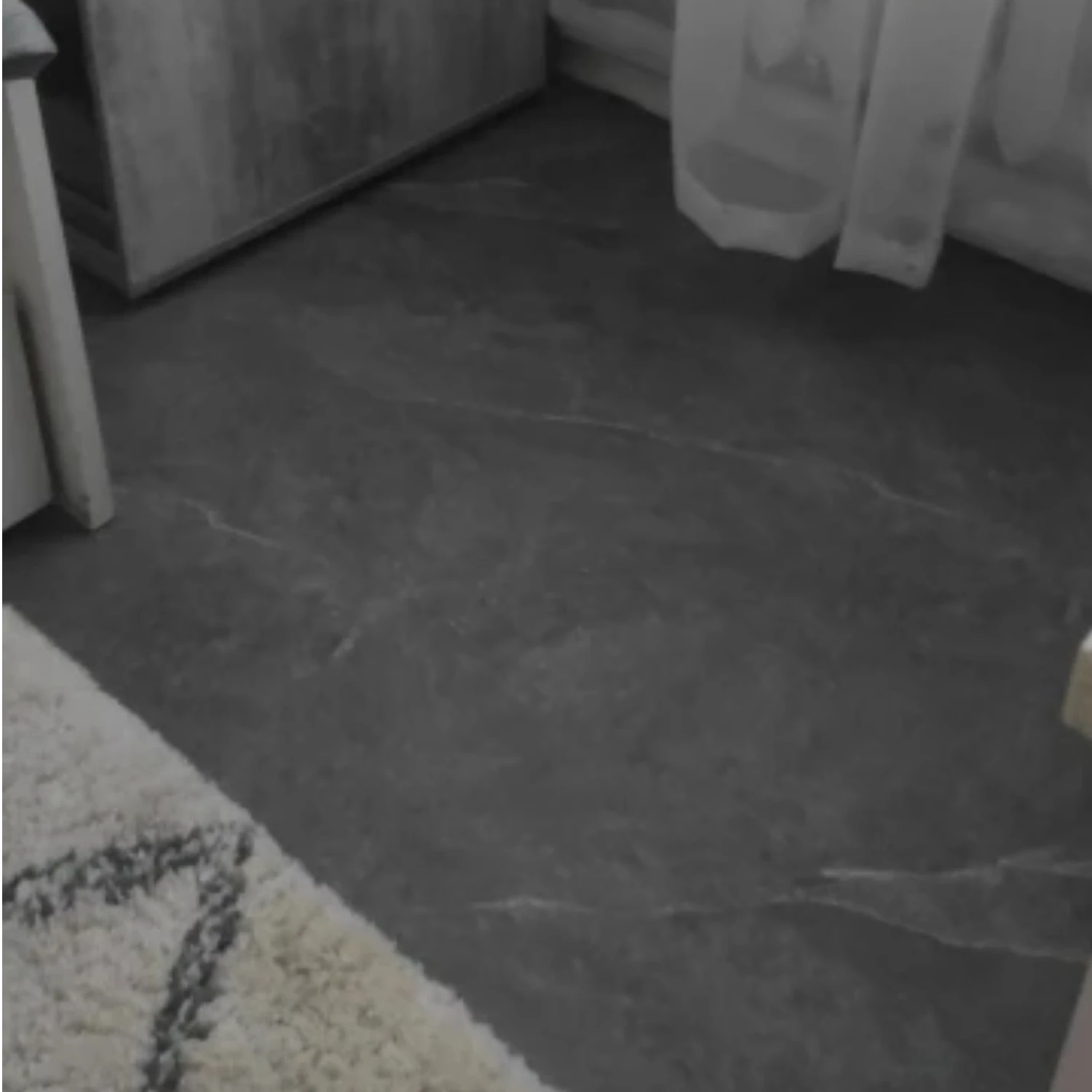 59cm Width Self-adhesive Cement Gray Wallpapers PVC Waterproof Floor Stickers for Home Renovate Wallpaper Bathroom Kitchen Decor