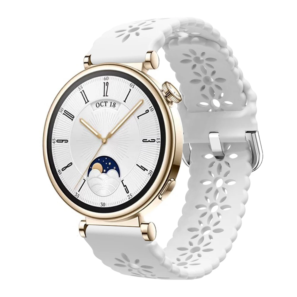 سوار ساعة رياضي من السيليكون لساعة اليد ، سوار المعصم ، حزام للساعة Garmin Vivoactive 4S Venu 3S 2S 49 S ، GT 4 41 ، 18