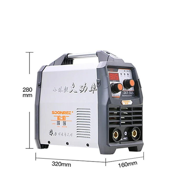 

ZX7-315S Portable Electric Welding Machine 220V/380V/3500W Dual Voltage Welding Machine Power Tool