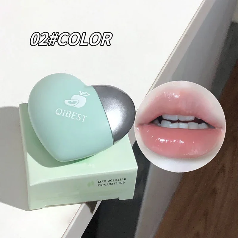 Brilho labial aquoso hidratante transparente geléia espelho fruta cristal bálsamo de óleo labial claro hidratante lábio plumping cosméticos coreanos