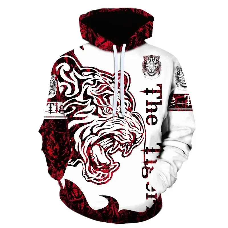 

New Men's THE KING 3D Lion Print Sweatshirt Casual Fashion Women's Y2k Hoodies Home Street Trend Pullover Plus Size Sudaderas