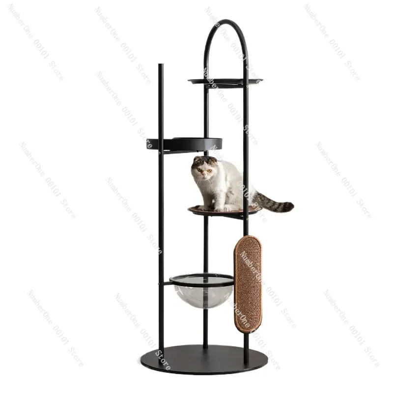 Luxury Multi Level Cat Tree Tower with Cozy Condo Nest and Sisal Scratching Posts Large Activity Center for Indoor Kittens