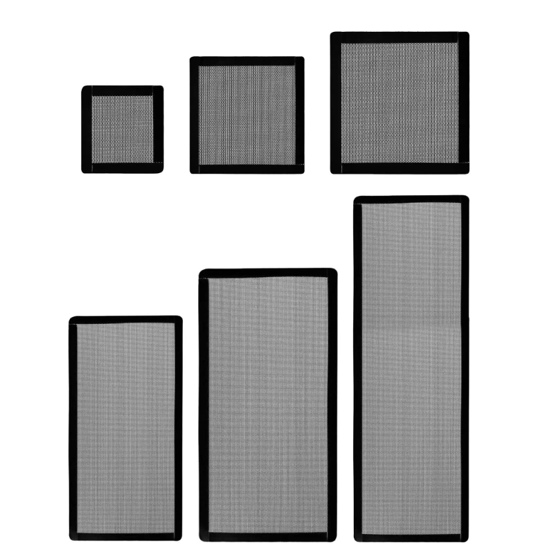 

Dust Filter For Computer Cooler Fan Anti Dust Net Cover Mesh Magnetic Frame PC Chassis Case Cooling Fan Protector Efficient