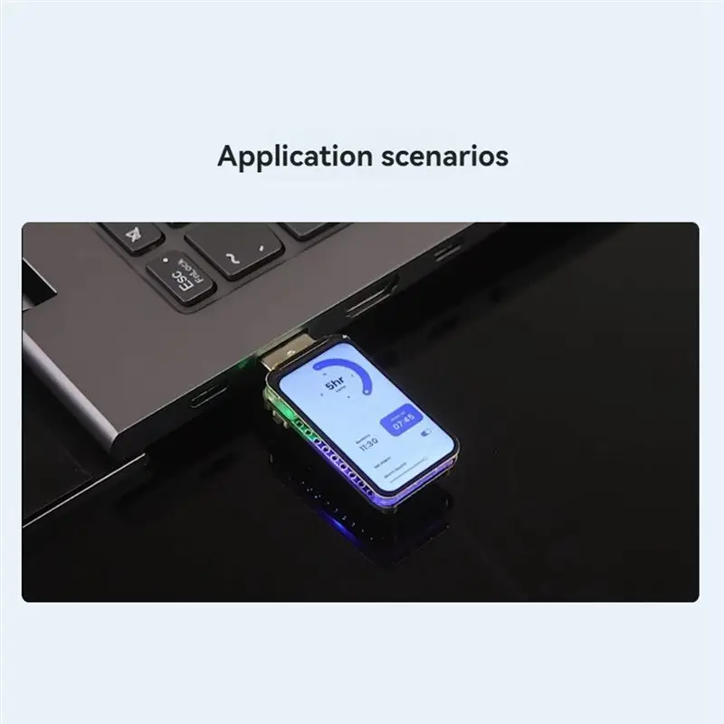 BNVN-ESP32-S3 Development Board 1.4Inch Mini LCD Display Support WIFI BT5 On-Board RGB Color LED Full-Speed USB Serial Port