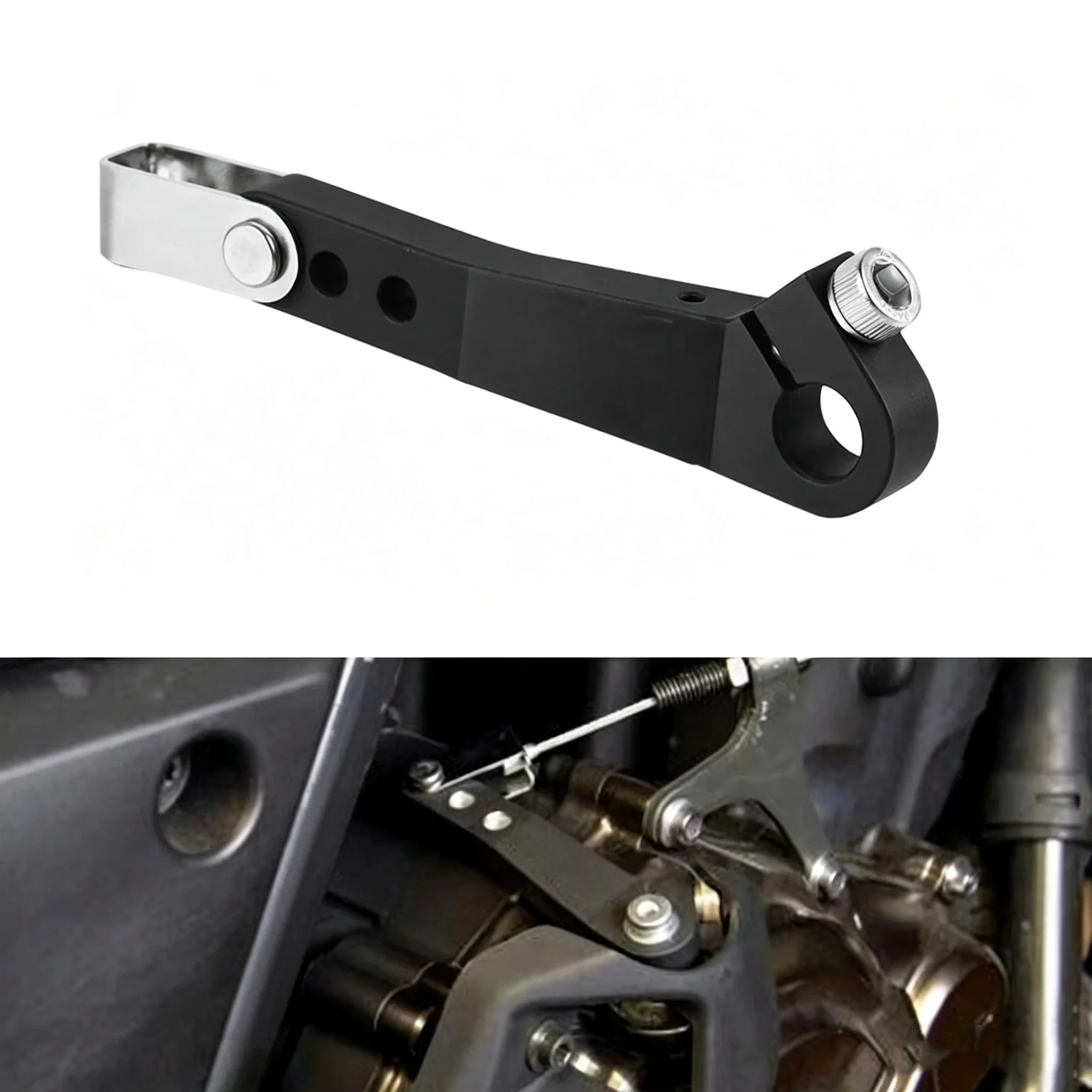 For Yamaha Tenere700/T7 2019-2021 Rally Clutch Arm Extension Tenere 700 One Finger Clutch compatible Easy Pull Clutch Lever