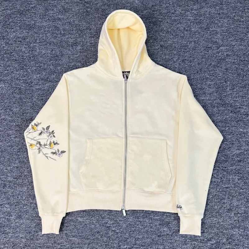 الرجال الشارع الشهير Derschutze هوديي البلوز الكلاسيكية التطريز العلامة الأصلية الخريف الشتاء الصوف سستة سترة القمم