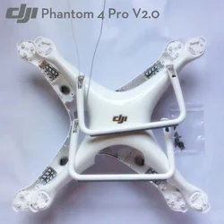 Parte originale DJI Phantom 4 Pro V2.0 - Carrello di atterraggio con copertura inferiore superiore del corpo con cavo dell'antenna per la sostituzione del drone DJI