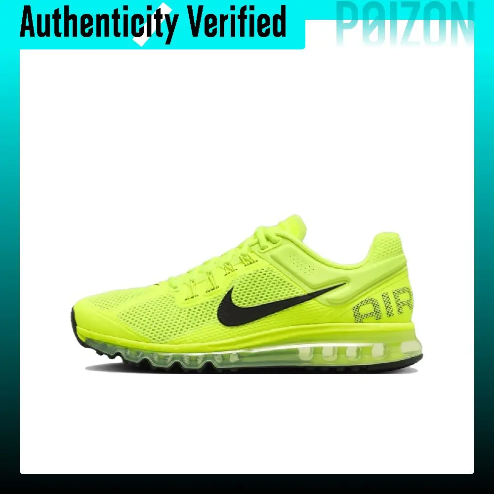 Nike Air Max 2013 Low top Long Distance Running Sprint Running Shoes Unisex Yellow HF3660-700