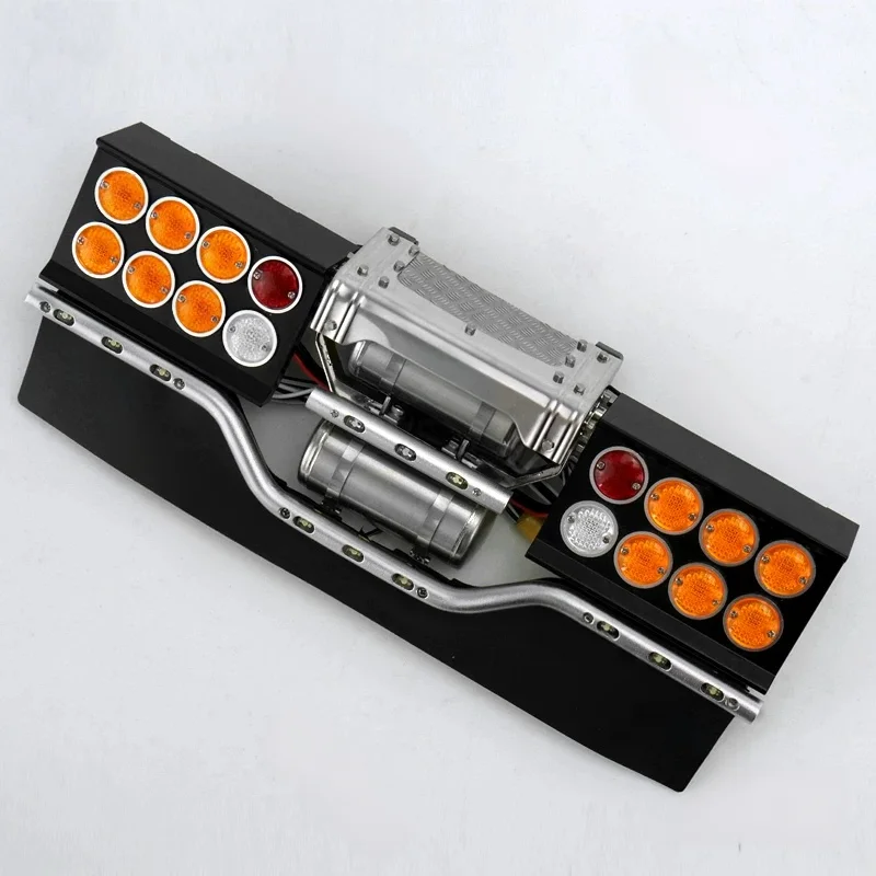 Tail Beam Light Gas Cylinder Set for Tamiya 1/14 RC Truck Sca R620 R470 Upgrade Parts