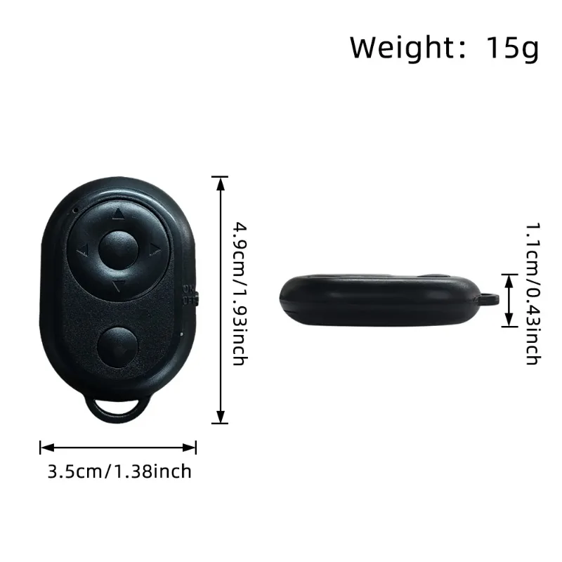 For IPhone Xiaomi IOS Android Phone Universal Remote Control Selfie Stick Bluetooth Camera Controller Bluetooth Remote